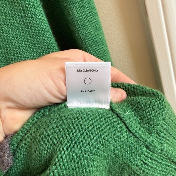 Clare V Granny Smith apple Oscar cardigan size XS/S EUC soft and warm - Picture 7 of 9